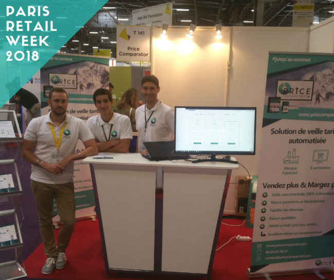 PriceComparator particpe à son premier salon Paris Retail Week 2018 !