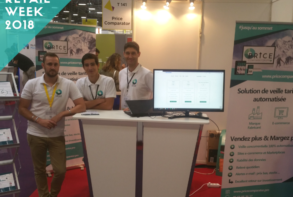 PriceComparator particpe à son premier salon Paris Retail Week 2018 !