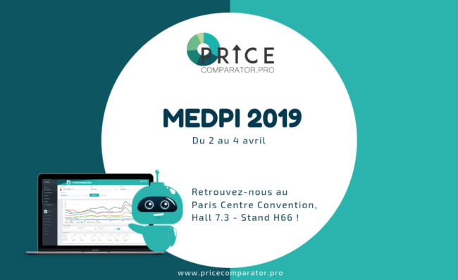 Du 2 au 4 avril 2019, retrouvez PriceComparator sur le salon MedPi, hall 7.3, stand H66
