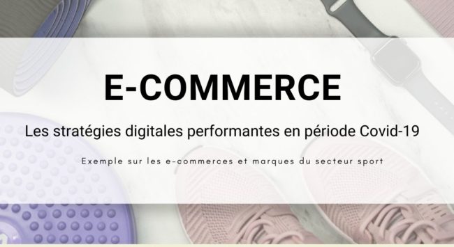 Les stratégies performantes de marketing digital des e-commerces. Exemple dans le secteur du sport.