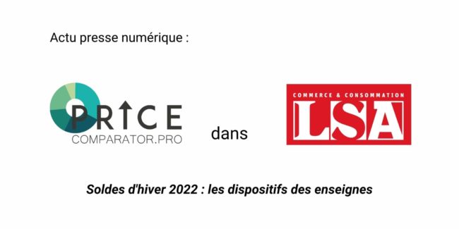 Soldes d'hiver 2022 - PriceComparator dans LSA