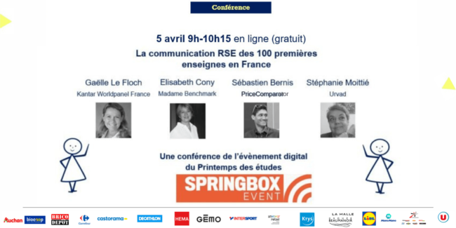 Conférence 2022 : Communication RSE des 100 premières enseignes en France